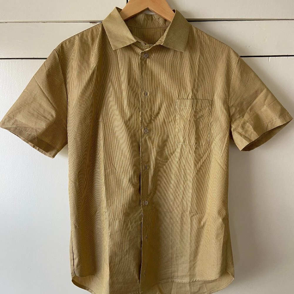 Mustard Striped Noyoco Button Down from local Paris brand